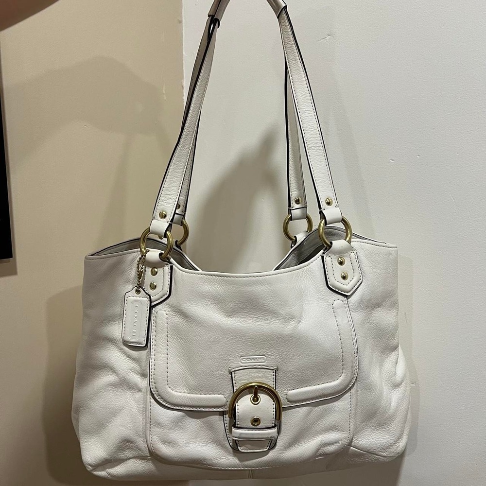 Y2K 2000s Coach Signature C Monogram Campbell Carryall Tote Shoulder Bag/Handbag
